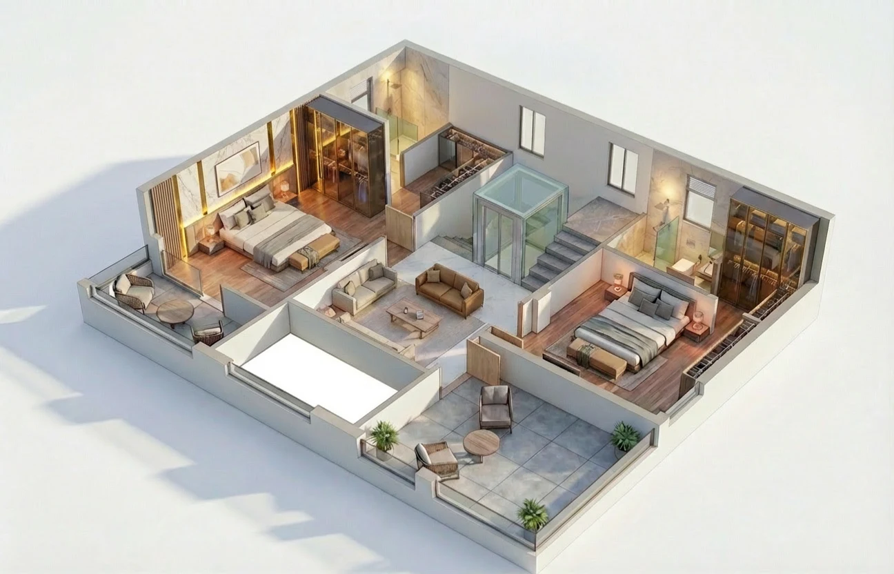 Haven West – First Floor (4 BHK)